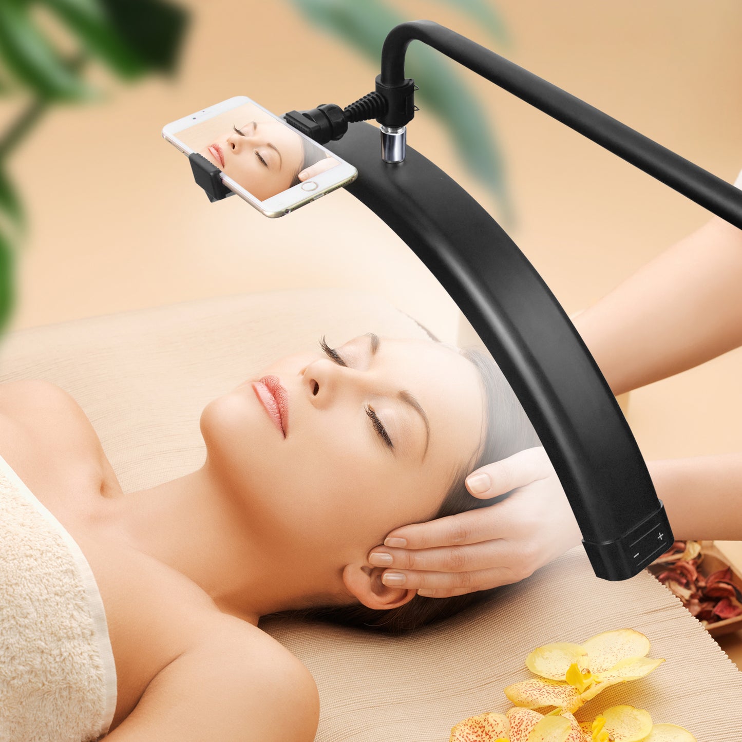 LUNA GLOW BEAUTY MOON LIGHT- PEDESTAL BASE
