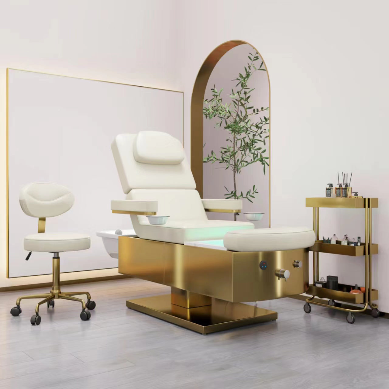 ROKK ROYAL - PLUMBED Japanese Head Spa & Pedicure Basin