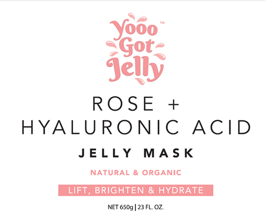 COMING SOON  - NEW RELEASE : ROSE + HYALURONIC ACID JELLY MASK – LIFTING & GLOW