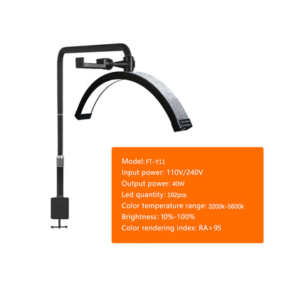 LUNA GLOW  BEAUTY MOON LIGHT - BENCH/BED CLAMP BASE