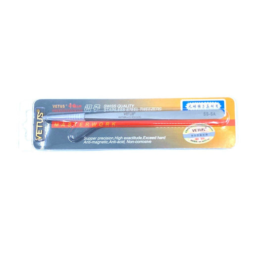 VETUS SS-SA STRAIGHT THIN TWEEZER