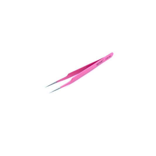 VETUS CS-5A STRAIGHT TWEEZER - PINK STAINLESS STEEL