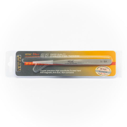 VETUS 3-SA SHORT STRAIGHT TWEEZER